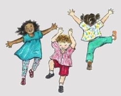 Children Jumping